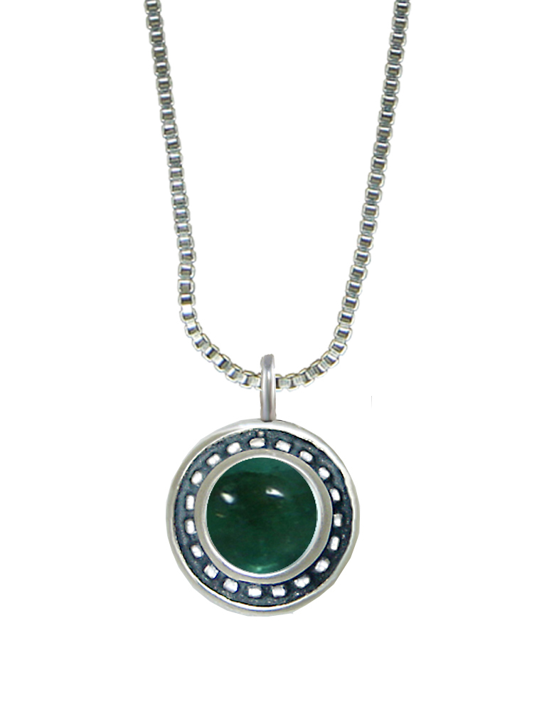 Sterling Silver Little Fluorite Pendant Necklace